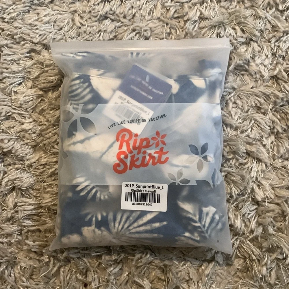 Ripskirt Hawaii Length 2 Skirt - Sunprint Blue - Picture 4 of 6